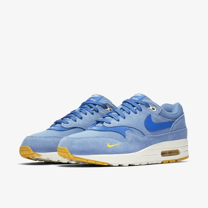 Air max 1 mini swoosh blue on sale